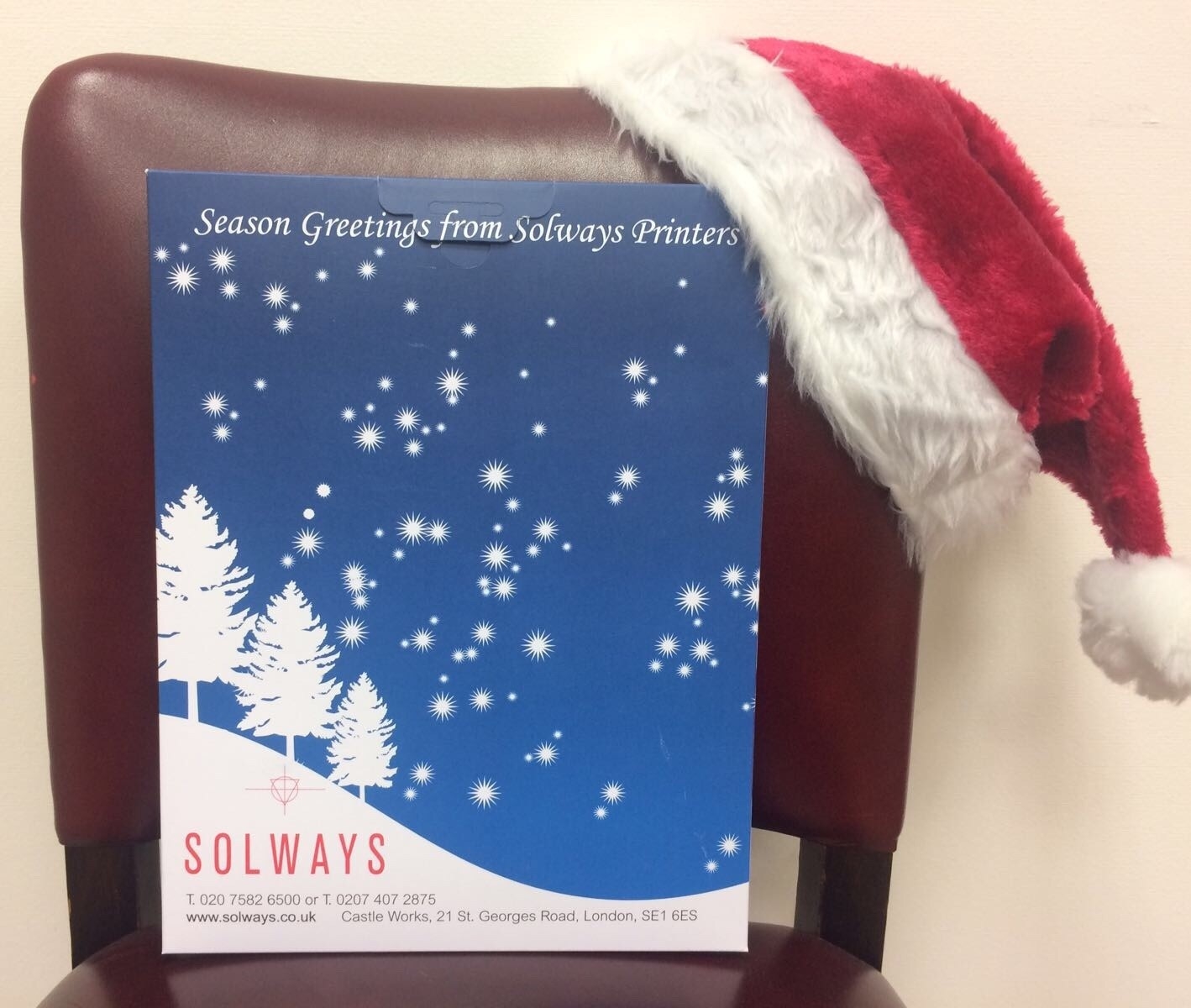 Personalised advent calendars back