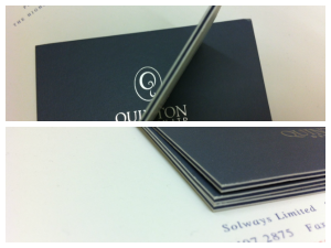 Thick Business Card Solways Printers Quality Printing London