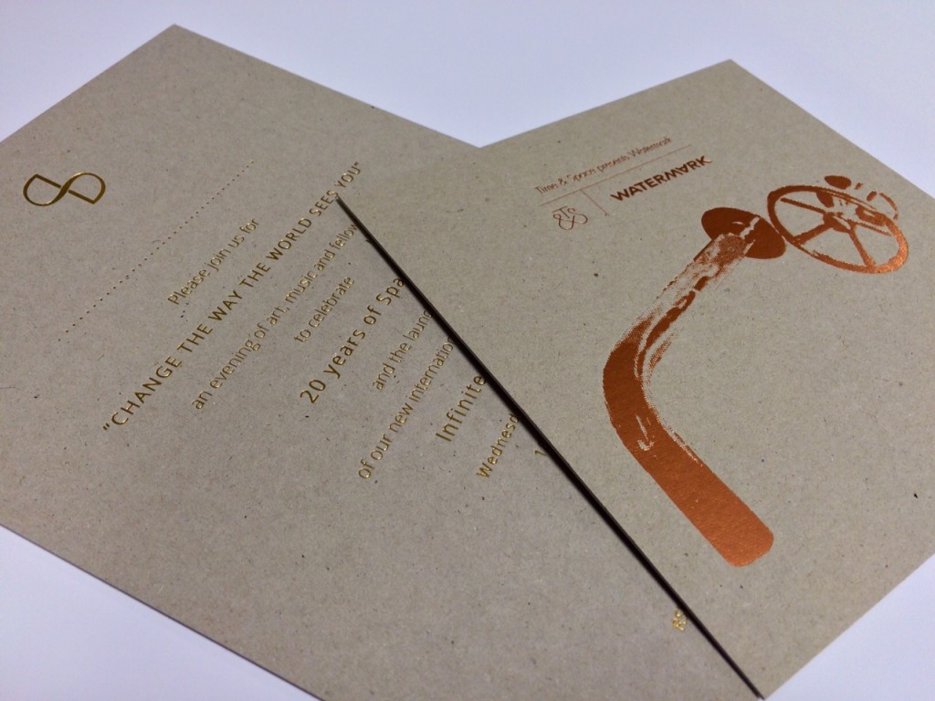 INVIATIONS GOLD FOIL