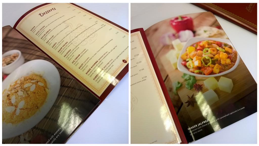 Luxury Restaurants menus | Solways Quality Printing London