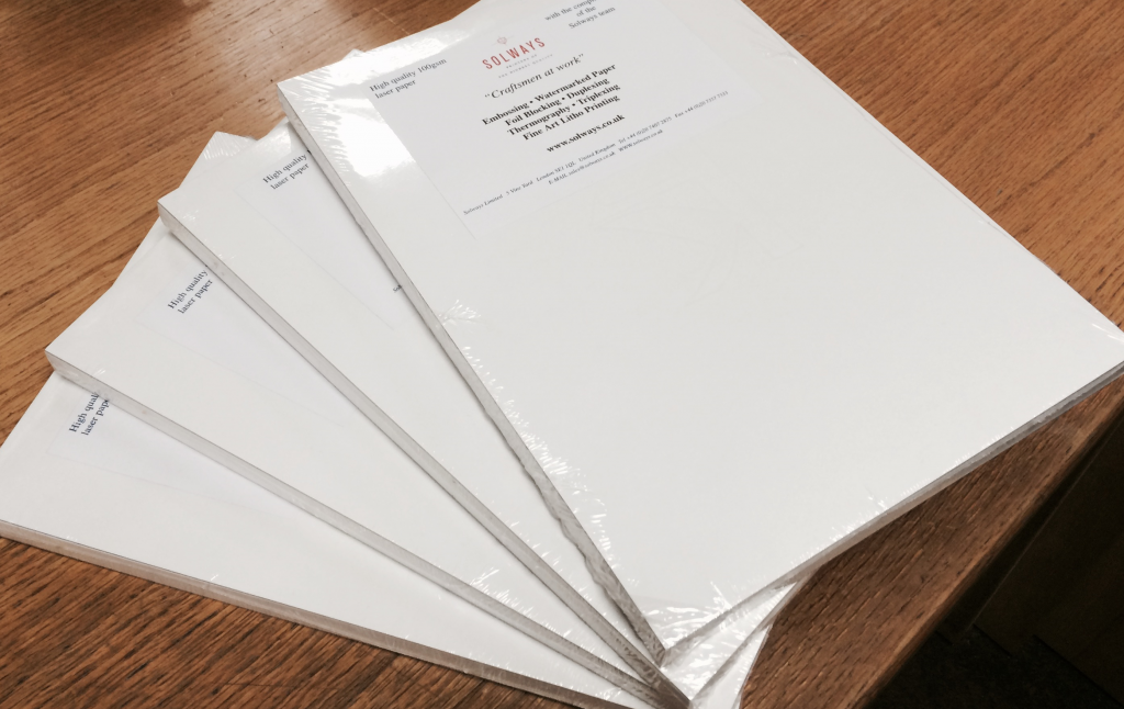 Solways Paper | Solways Quality Printing London